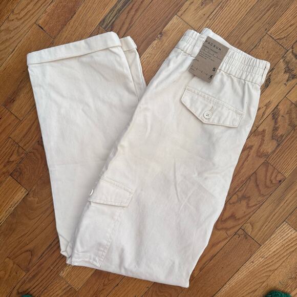 NWOT PacSun Vanilla Cargo Trousers – Sz Small - Picture 4 of 8